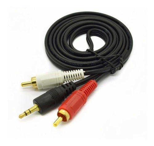 Cable Rca Video Audio Aux Reproductor Sonido Plus3.5mm