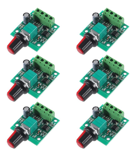 6pcs Pwm Low Voltage Dc Motor Speed Controller,1.8v 3v