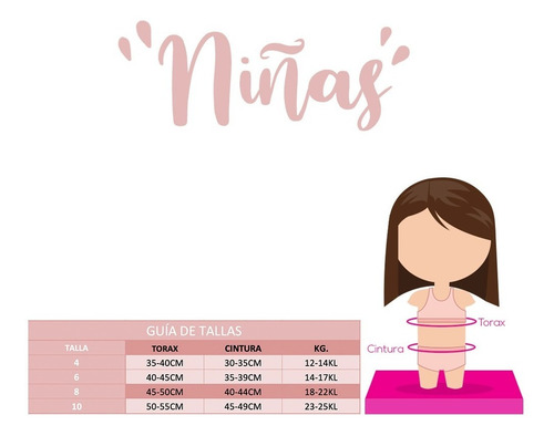 Duopack Corpiño Niñas Liso Y Estampado Con Tirantes Dp4679