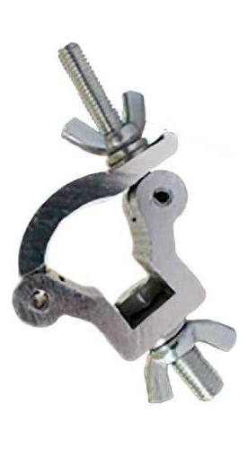 4 Clamps Para Tubo De Una Pulgada Con Capacidad De 25 Kg.