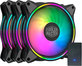 Kit Cooler Master Fan Mf120 Halo 3 En 1 Argb C/ Control C