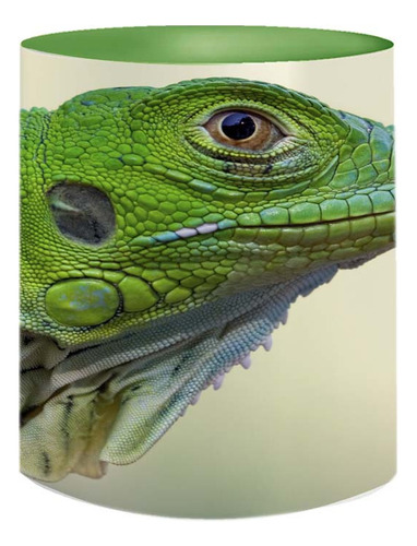 Caneca Verde Natureza Camaleão Réptil Biológos 325ml