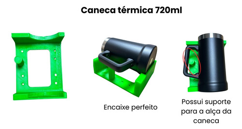 Kit 6 Suporte Gravação Laser Gabarito Universal Copo Térmico
