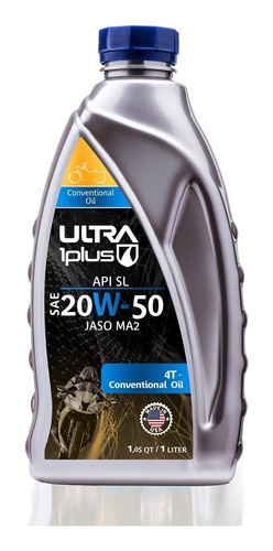 Aceite 4 Tiempos 20w50 Mineral Para Motos Ultra1plus