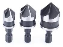 Comprar Juego Orificios Avellanado Hexagonal 12\u002F16\u002F19mm 3 Piezas 1\u002F4