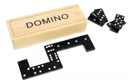 5 Dominos Economicos Juego Mesa Caballero Regalo Madera