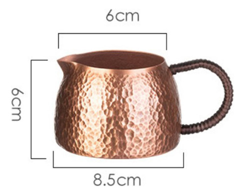 Jarra De Té, Jarra De Leche De Latón Compatible Con