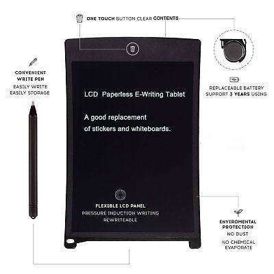 8.5'' Tablet Creative Digital Lcd Pad Electrónico Tablero De