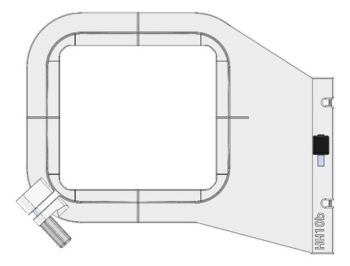 Bastidor 10x9 Hh10b Janome Mc 400e 500e 550e 100x90 Hoop