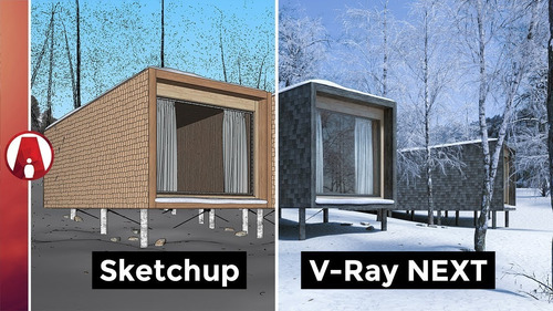 Sketchup Pro + V-ray