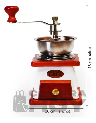 Molinillo Café Cerámica Estampada, Manual, Regulable, 10608