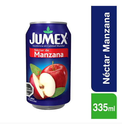 Pack 24 Jugo Nectar Jumex Manzana 335 Ml