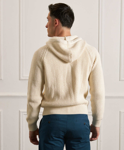 Sweater Hombre Brooksfield Con Capucha Tejido Algodon 4066b