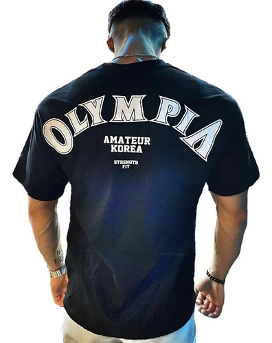 Camiseta Mr. Olympia - Camisa 100% Algodão Academia Fitness