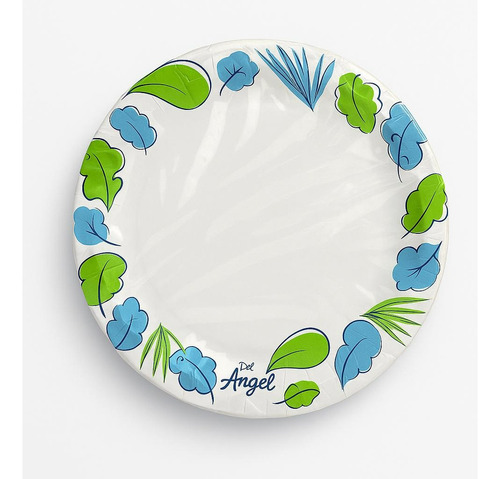 Plato Bio Desechable De Papel