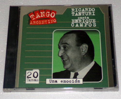 Ricardo Tanturi Enrique Campos Tango Cd Kktus 