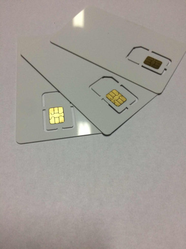 Imagen 4 de 10 de Tarjeta Inteligente De Contacto Sle5528 Chip Sim - Pack X 50