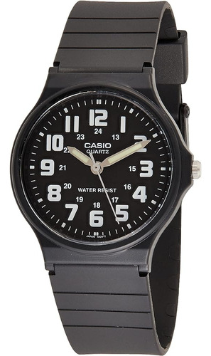 Reloj Original Casio® Clásico Analógico Black Unixes Nuevo