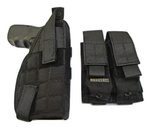 Kit Molle Pistolera Universal Chaleco + Pouch Doble Houston