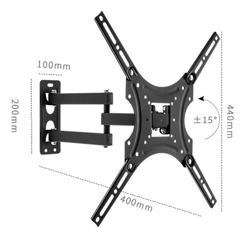 Soporte Pantalla De Tv Base Brazo Adecuado32 A 55 Pulgadas