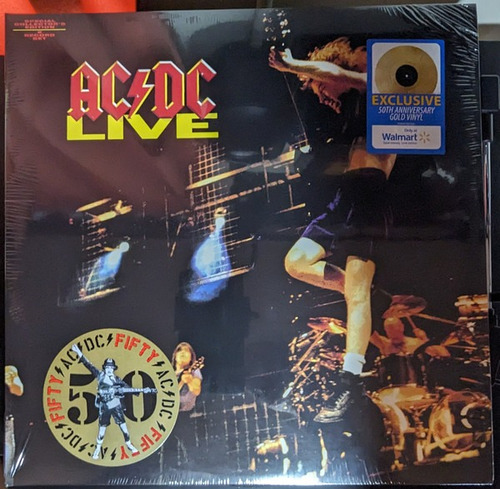 Ac/dc  Live (2024) 2lp Walmart Exclusive Dorado 50th Nuevo