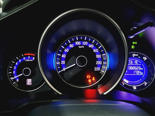 Imagem 9 de 14 de Honda Fit 1.5 Exl 16v Cvt 2015 Preto Top De Linha