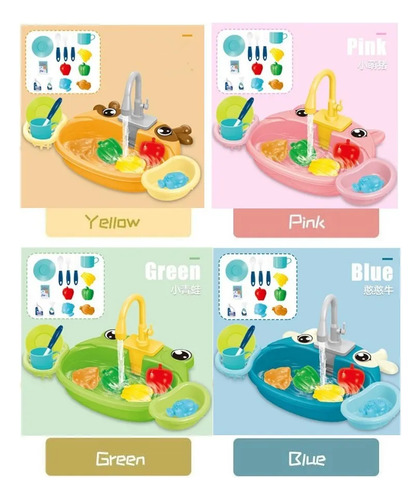 A Pia De Cozinha Infantil Acqua Brink Com Acessórios Sai