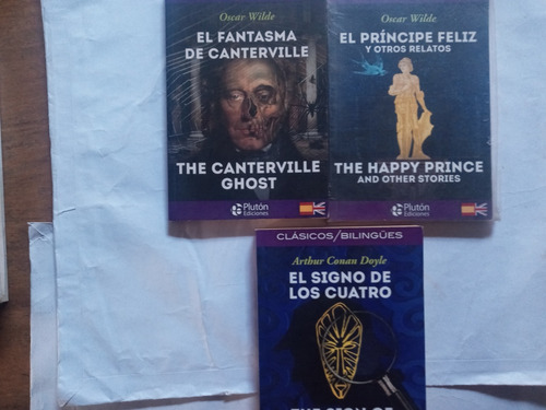 Fantasma Canterv/signo Cuatro/principe Feliz.pack 3bilingues