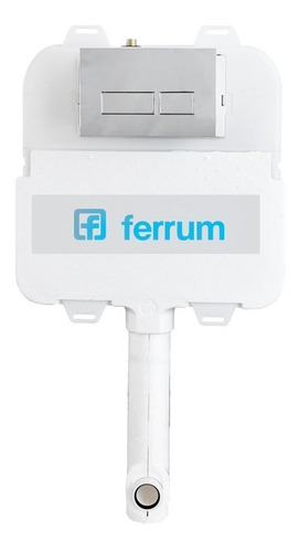 Imagen 1 de 5 de Depósito Embutir Ferrum D92te + Tapa Doble Tecla Vta51-01