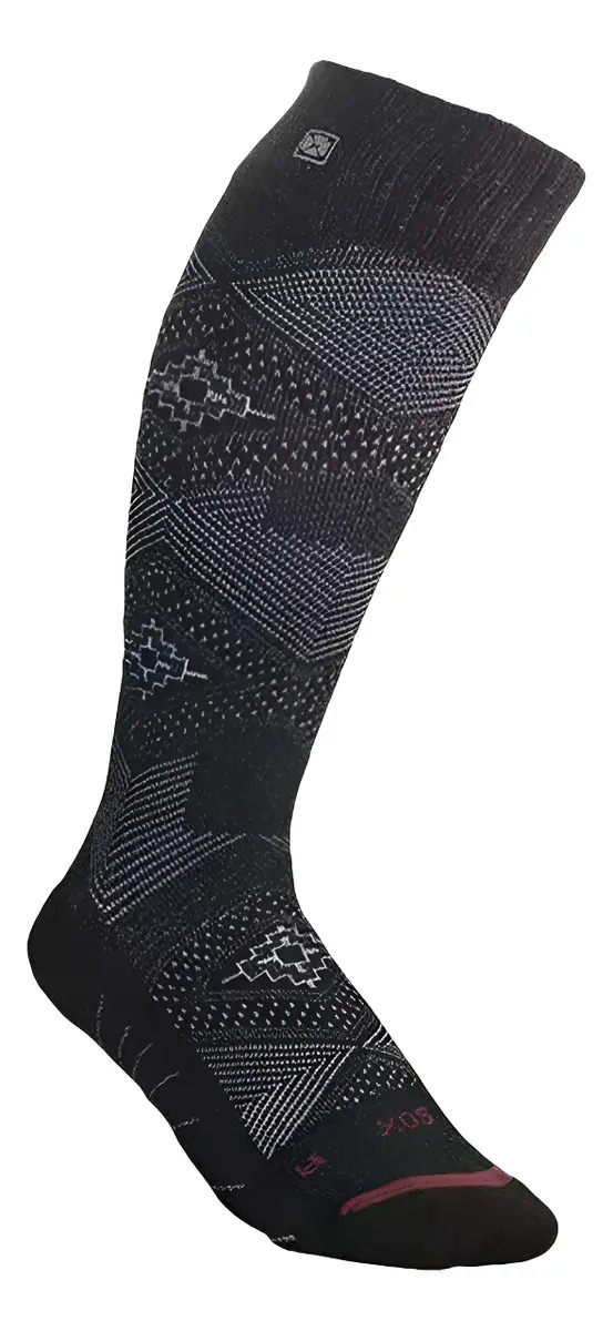 Meias de snowboard femininas Sox Ski Evolution, cor preta, Te91c, tamanho M