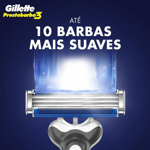 Aparelho De Barbear Presto3 Regular Gillette Leve 4 Pague 3