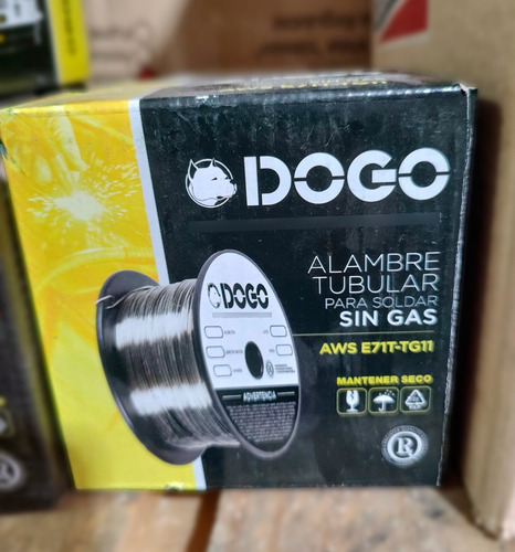 Rollo De Alambre Dogo P/soldar S/gas 0,8mm 0,9kg Tecnofast