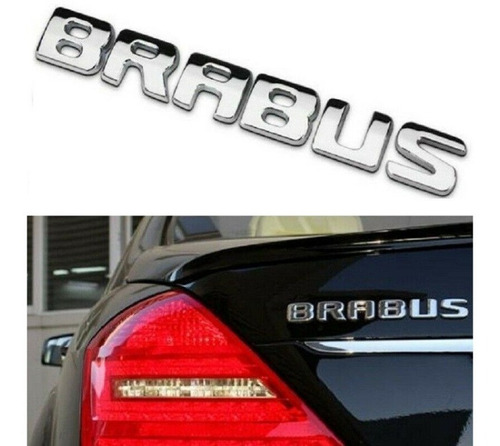 Emblema Mercedes Benz Brabus Cajuela Cromado Clase E Ml Glk