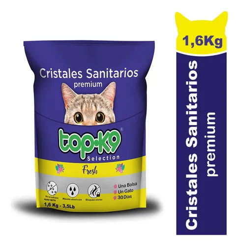 comprar Cristales Sanitarios Topk9 1,6 Kg Fresh