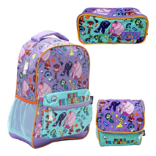 Kit Mochila Intensamente Emociones Lonchera Cartuchera