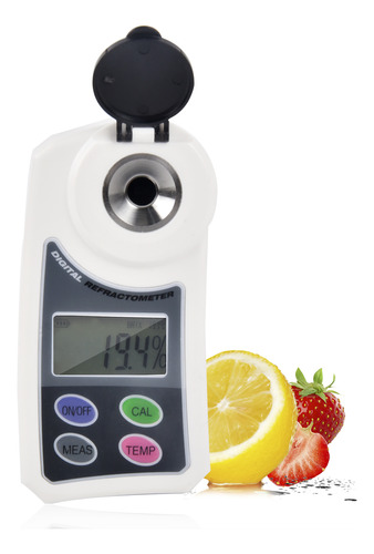 Refractómetro Digital Brix Sugar, Electrónico, Portátil