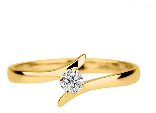 Anillo Compromiso Mod. Helical Roma +baño Oro + Grabado