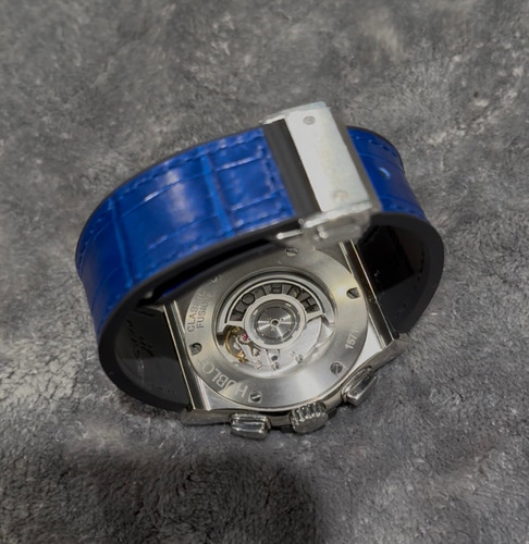 Hublot Classic Fusion Chronograph Opalin Titanium Azul Gris Blanco (Usado)