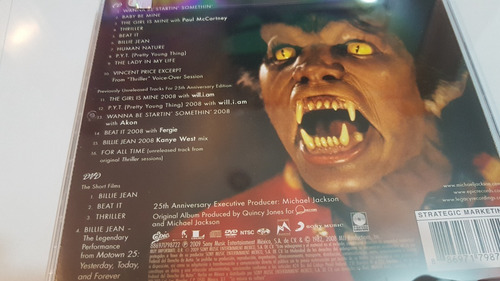 Imagen 3 de 6 de Cd Michael Jackson 25 Th Thriller Nuevo Solo-hifi