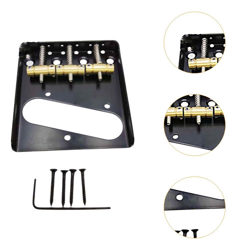 Juego De Puente De Guitarra Con Tornillos De Montaje Y Llave