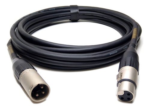 Cabo Microfone Xlr Garminu Conector Amphenol Blindado 5 Mts (Usado)
