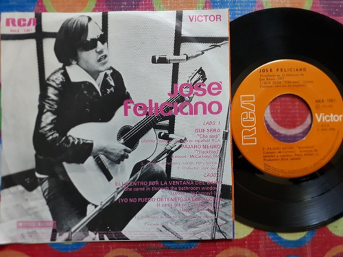 Jose Feliciano Lp 45 Samba Pa' Ti, Que Sera (Usado)