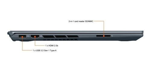 Imagen 8 de 10 de Ultrabook Asus Zenbook I7 10750h 16gb 1tb Gtx1650ti 4k Touch