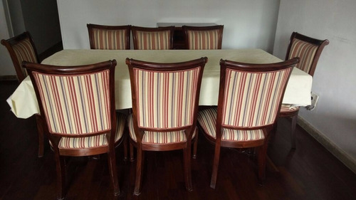  Mesa De Jantar Em Rádica Com 8 Cadeira 