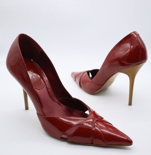 Zapato De Tacón Aldo, De Piel De Charol, Color Rojo 