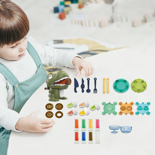 Bake Juegos De Herramientas De Plástico De Dinosaurio 36pcs
