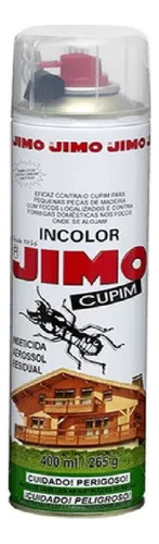 Jimo Cupim Aerosol 400cc Insecticida Termita Polilla Taladro