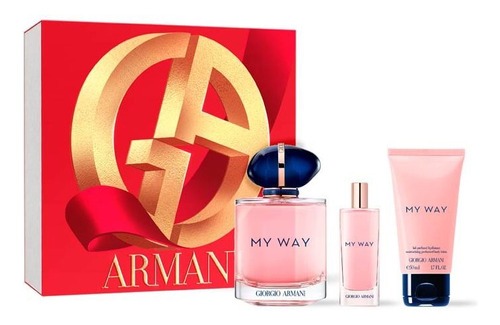 Georgio Armani My Way Edp 90 Ml +  Set Para  Mujer