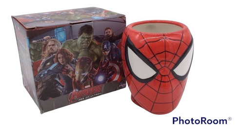 Mug Taza Pocillo Vaso Coleccionable De Spider-man En Caja