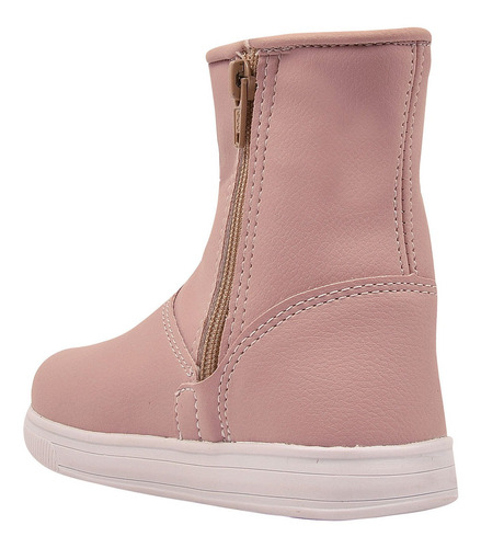 Imagem 3 de 4 de Bota Tênis Infantil Menina Grugui Sola Com Luz Led Zíper